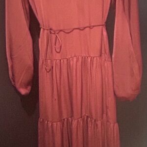 Banana Republic Ruffled Paprika Maxi Dress